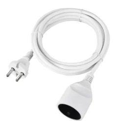 Handson Verlengsnoer Zonder Aarde Wit 3 Meter Discount