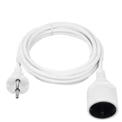 Handson Verlengsnoer Zonder Aarde Wit 3 Meter Discount
