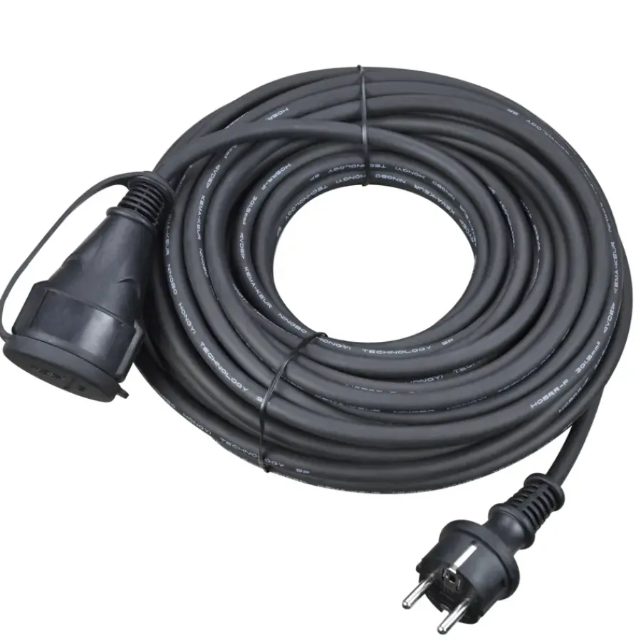 Handson Verlengsnoer Zwart 20 Meter Outlet