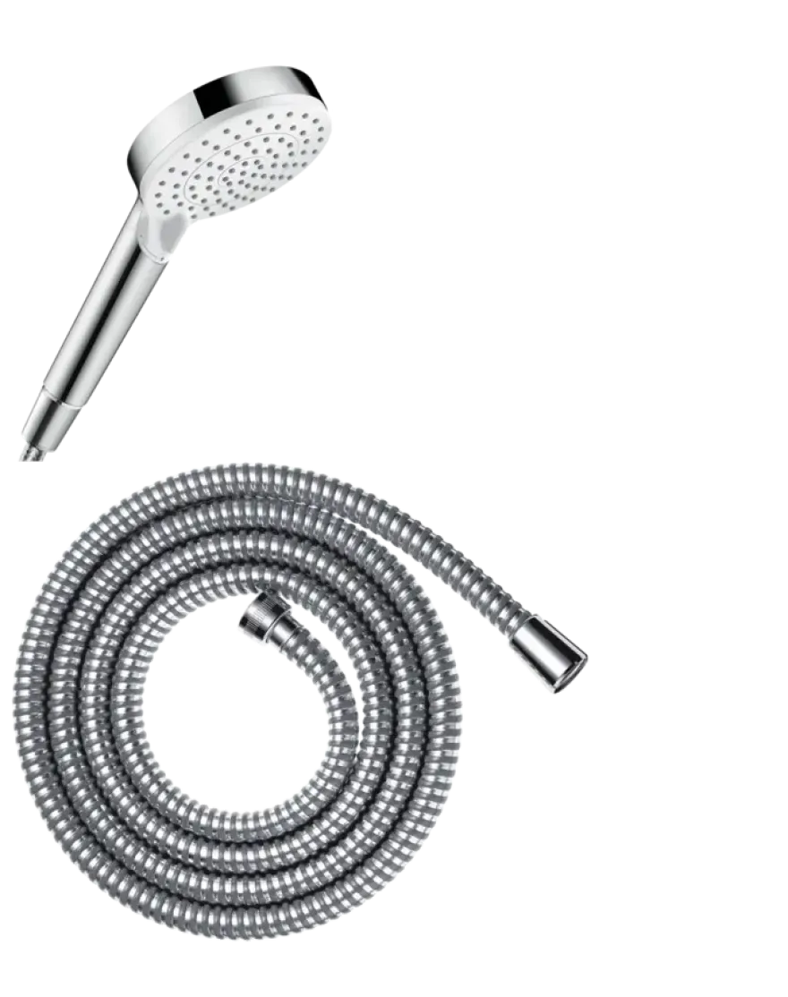 Hansgrohe douchekop Crometta handdouche met doucheslang 2 standen Chroom