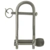 Harpsluiting lang met borgpen plat 8mm