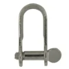 Harpsluiting plat met schroefpen 4mm
