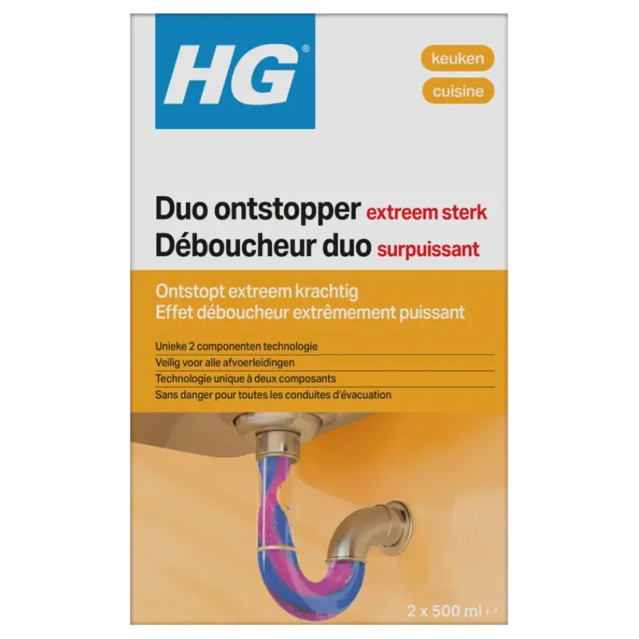 HG duo ontstopper 2 stuks 500 ml Sale