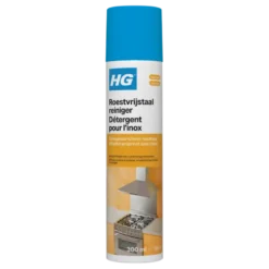 HG roestvrijstaal reiniger 300 ml
