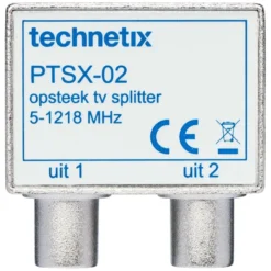 Technetix Hirschman coax splitter push on Best