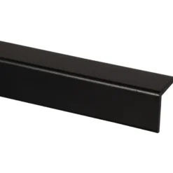 Geen Hoeklat grenen gelakt zwart 34x34mm 270cm Best