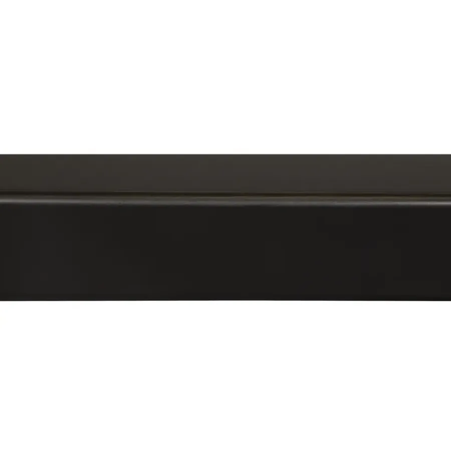 Geen Hoeklat grenen gelakt zwart 34x34mm 270cm Best