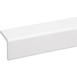 Geen Hoeklat grenen wit gelakt 34x34mm 270cm New