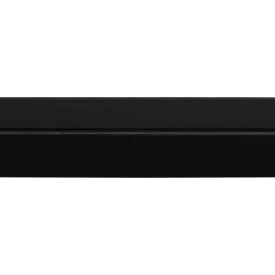 Geen Hoeklat grenen zwart gelakt 27x27mm 270cm Outlet