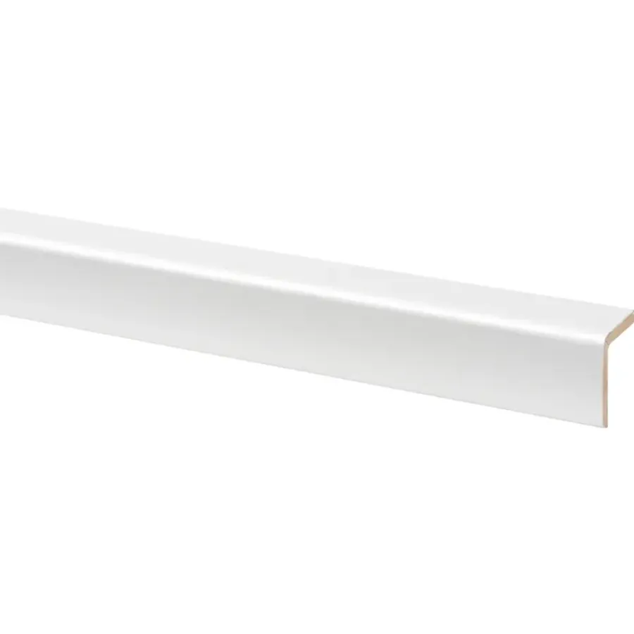 Geen Hoeklat MDF 20x20 mm lengte 260 cm gegrond Outlet