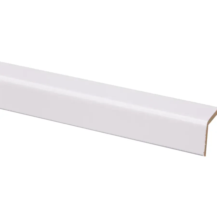 Geen Hoeklat MDF zelfklevend 27x27 mm lengte 260 cm gegrond Clearance