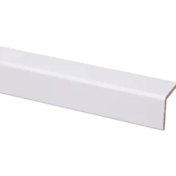 Geen Hoeklat zelfklevend MDF wit folie 33x33 mm 260 cm Hot
