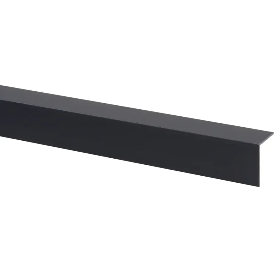 Geen Hoekprofiel kunststof antraciet 30x30 mm 260 cm Best