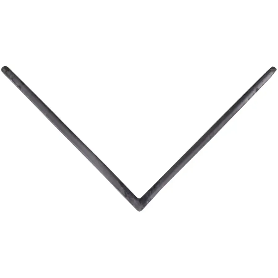 Geen Hoekprofiel kunststof antraciet 30x30 mm 260 cm Best