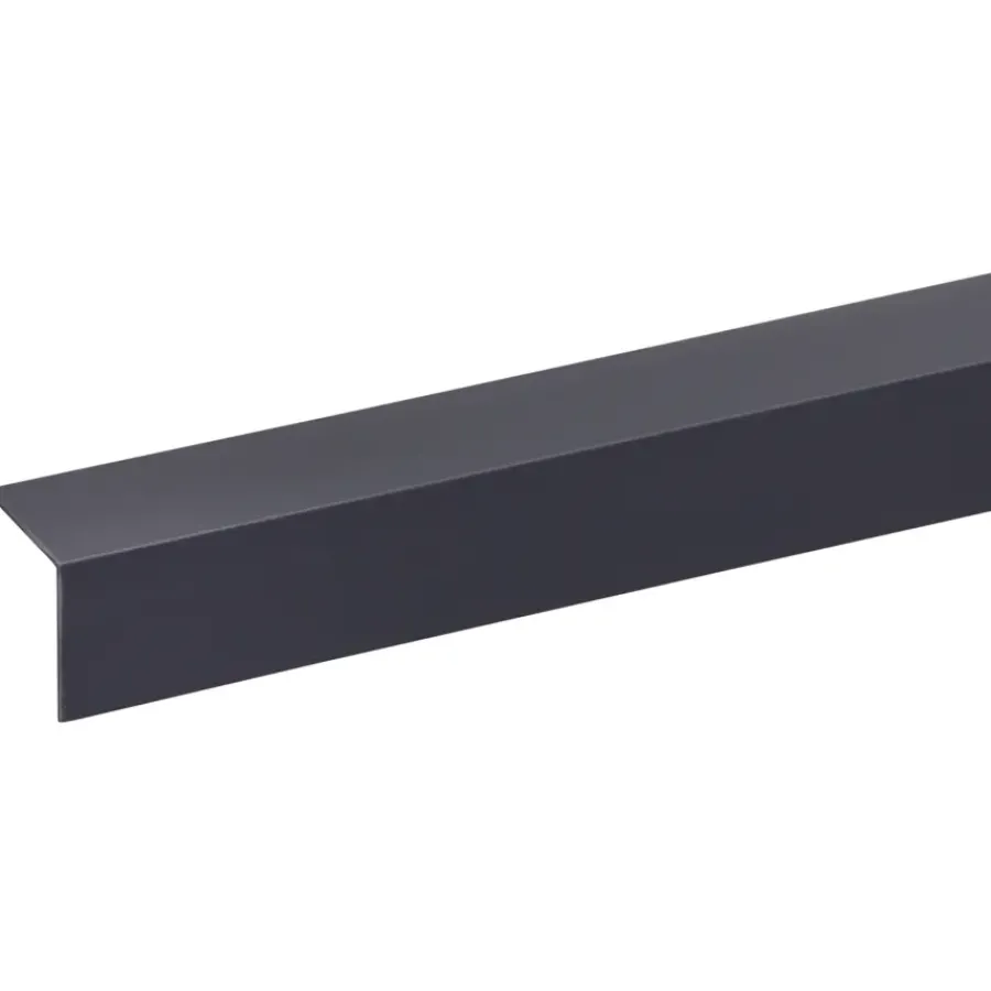 Geen Hoekprofiel kunststof antraciet 30x30 mm 260 cm Best