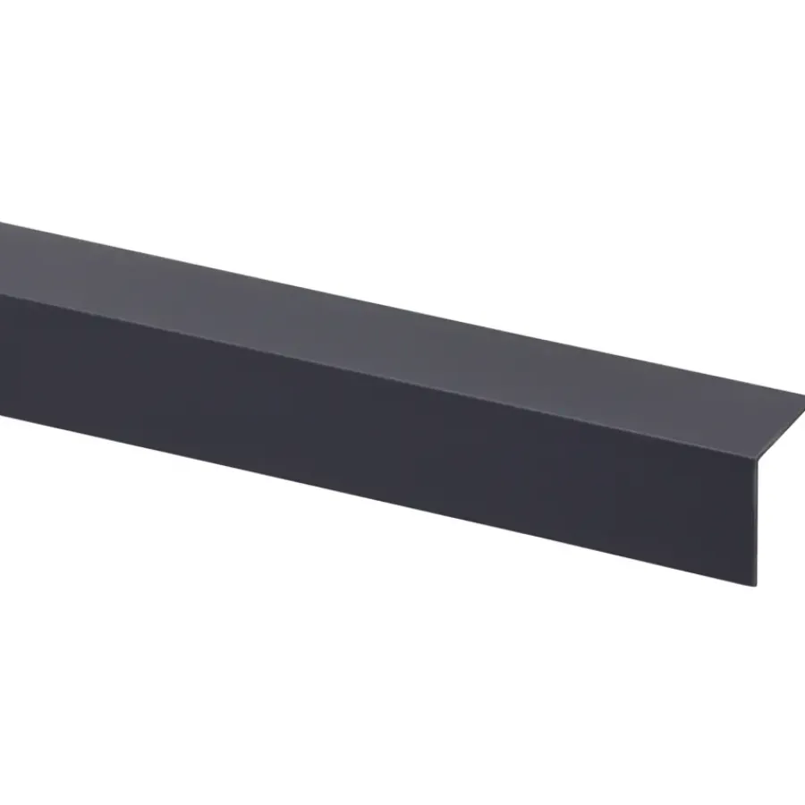 Geen Hoekprofiel kunststof antraciet 30x30 mm 260 cm Best