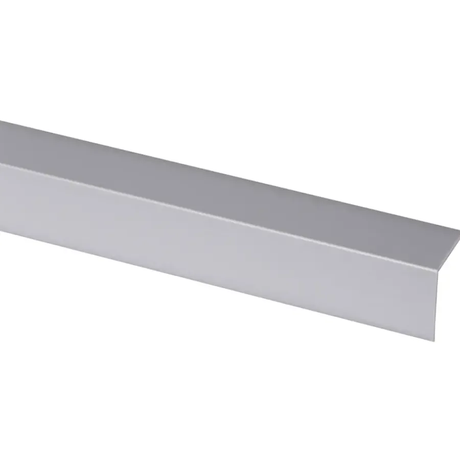 Geen Hoekprofiel kunststof RVS look zelfklevend 25x25mm 260cm Hot