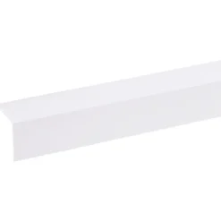 Geen Hoekprofiel kunststof wit 30x30 mm 260 cm