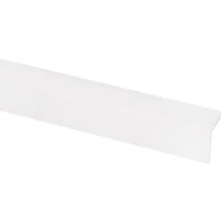Geen Hoekprofiel kunststof wit zelfklevend 20x20mm 260cm