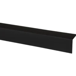 Geen Hoekprofiel kunststof zwart 50x50mm 260 cm Clearance