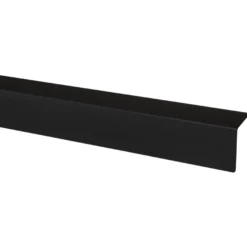 Hoekprofiel kunststof zwart 40x40mm 260 cm