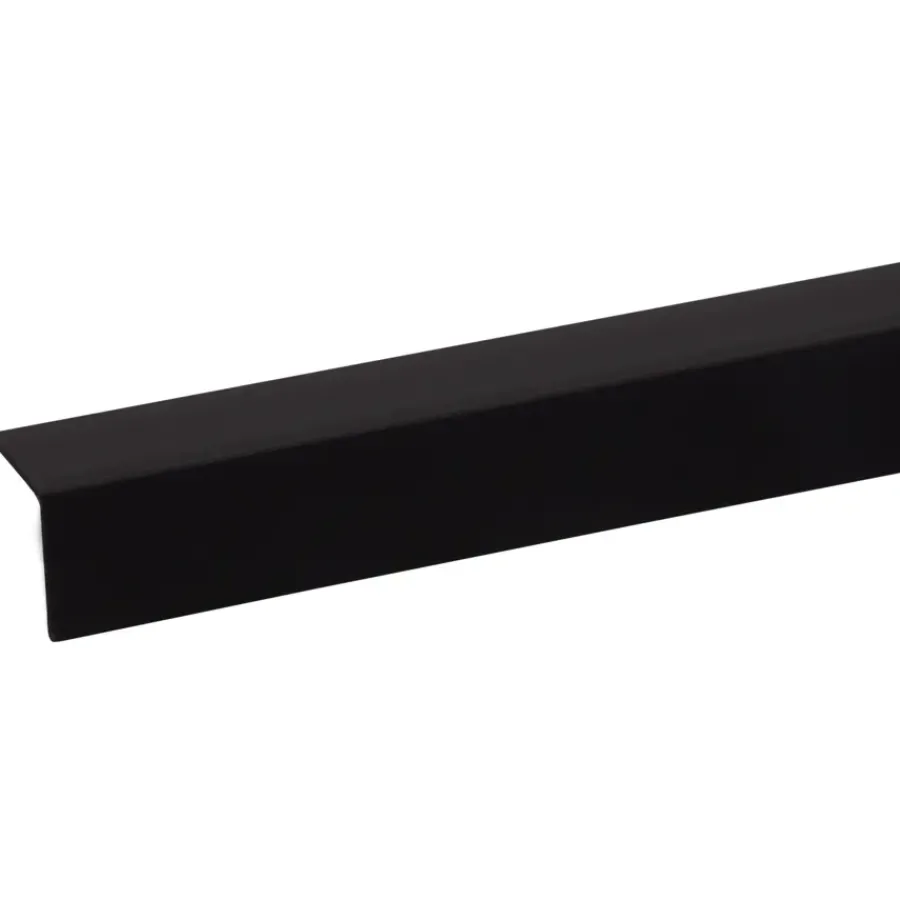 Geen Hoekprofiel kunststof zwart 20x20 mm 260 cm Clearance