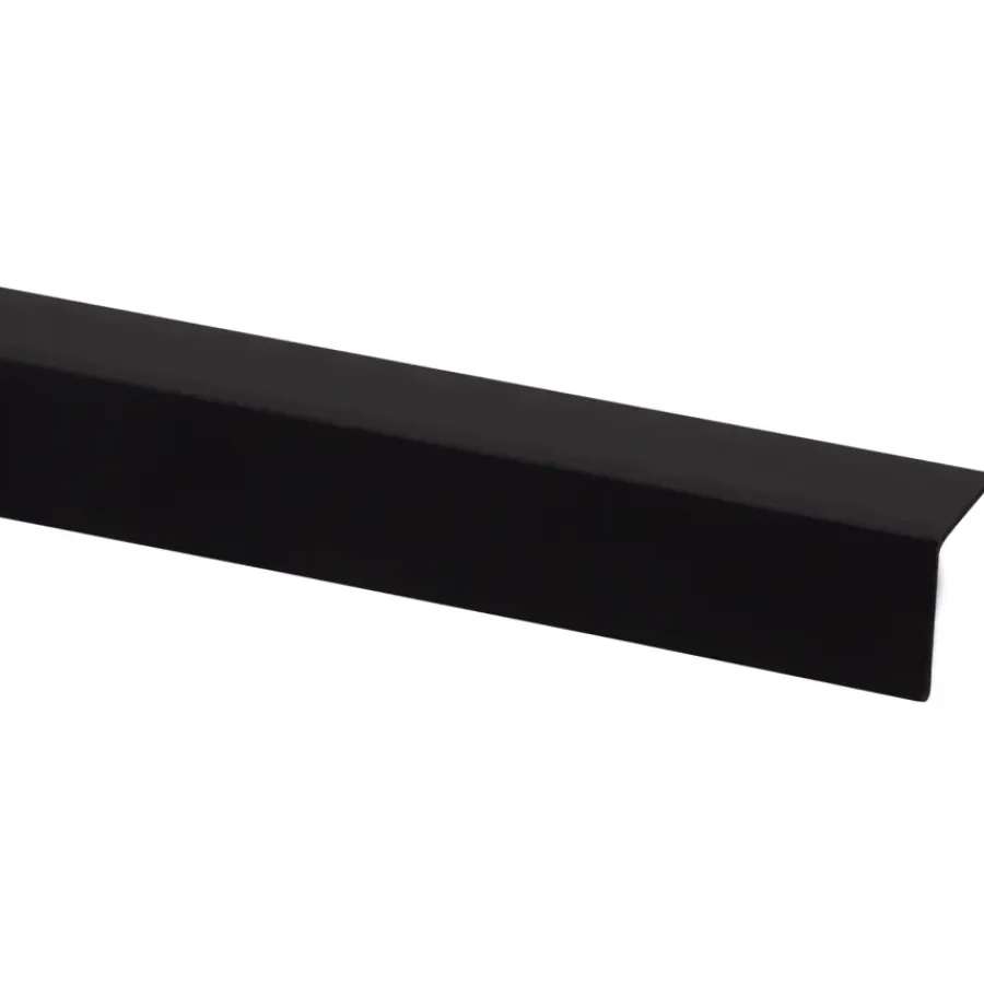 Geen Hoekprofiel kunststof zwart 20x20 mm 260 cm Clearance