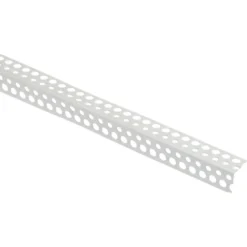 Geen Hoekprofiel PVC voor 1-3 mm stukdikte wit 260 cm New