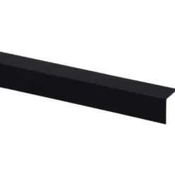 Geen Hoekprofiel zwart 25x25mm 260cm Hot