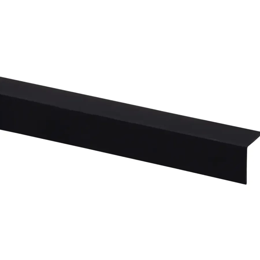 Geen Hoekprofiel zwart 25x25mm 260cm Hot