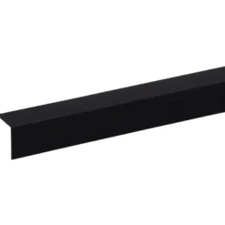 Geen Hoekprofiel zwart 25x25mm 260cm Hot