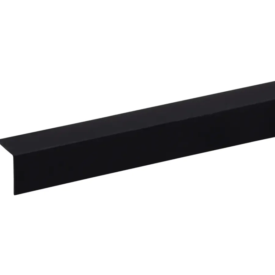 Geen Hoekprofiel zwart 25x25mm 260cm Hot