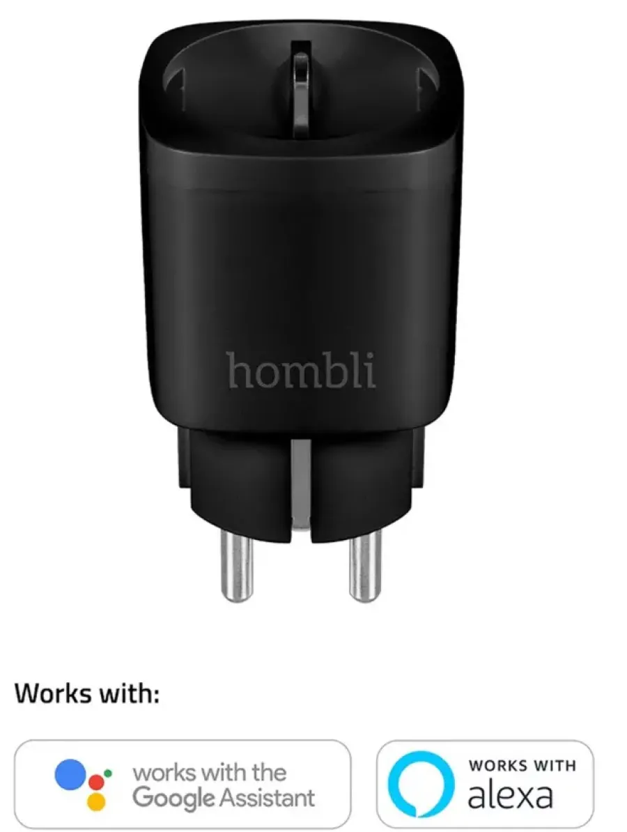 Hombli Slim Stopcontact Zwart Sale