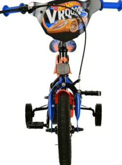 Volare Hot Wheels kinderfiets zwart 12 inch Outlet