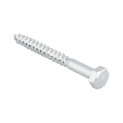 Houtdraadbout gegalvaniseerd M10x60mm 3 stuks