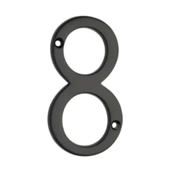 KARWEI Huiscijfer 8 aluminium zwart Sale