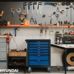 Hyundai gereedschapswagen met 7 lades incl. 175-delige gereedschapsset Discount