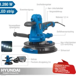 Hyundai wandschuurmachine 1280W Online