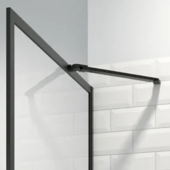 Inloopdouche A3 Contour Zwart 88x200cm