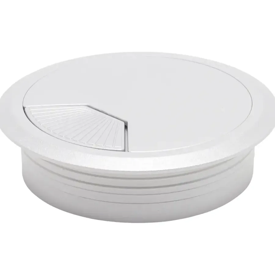 Intensions kabeldoorvoer zilver 80 mm Best