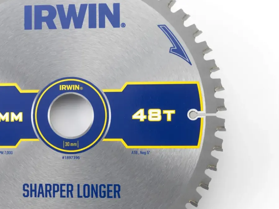 IRWIN afkortzaagblad 48T voor hout / laminaat / MDF- 216 x 30 mm Online