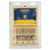 IRWIN bovenfrezenset in houten kistje - 10-delig - 8 mm stift aansluiting Online