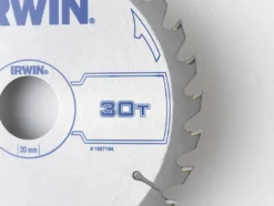 IRWIN cirkelzaagblad Ø165 mm. Inclusief reduceerringen waardoor geschikt voor asgat 16, 20 en 30 mm, vertanding 30T Online