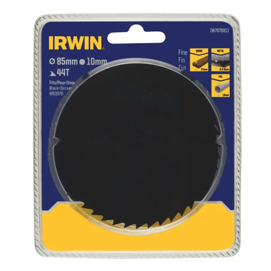 IRWIN cirkelzaagblad Ø85 mm met asgat 10mm, vertanding 40T Hot