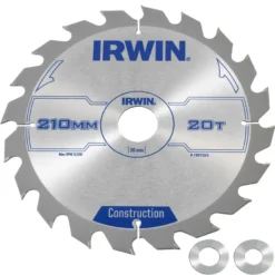 IRWIN cirkelzaagblad 210x30,20&16 mm 20t