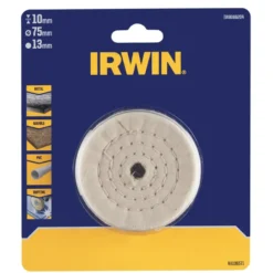 IRWIN polijstschijf Ø75 mm van katoen. Discount