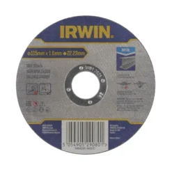 IRWIN Pro doorslijpschijf Ø115 mm. Dikte 1.6 mm. Voor metaal. Outlet