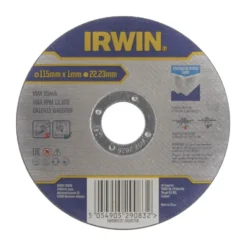 IRWIN Pro doorslijpschijf Ø115 mm. Dikte 1 mm. Voor RVS. Clearance