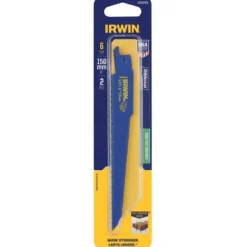 IRWIN reciprozaagblad vertanding 6T bi-metaal voor hout met spijkers - 2 stuks - 150 mm Best