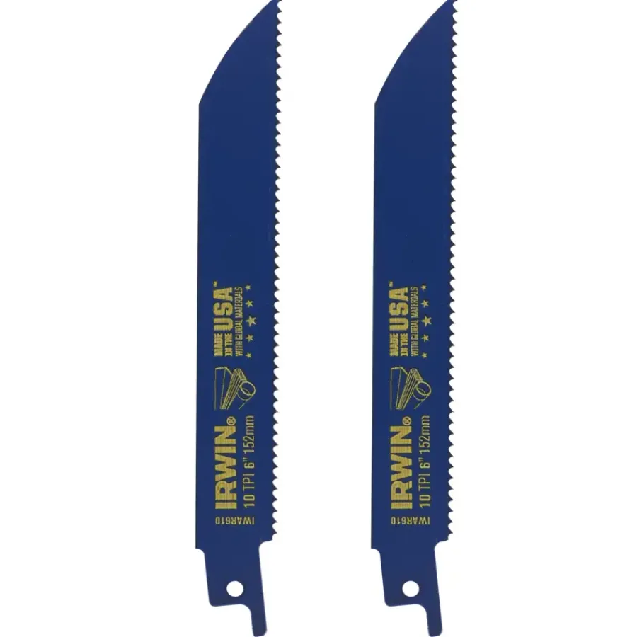 IRWIN reciprozaagblad vertanding 10T bi-metaal voor hout / metaal - 2 stuks - 150 mm Online